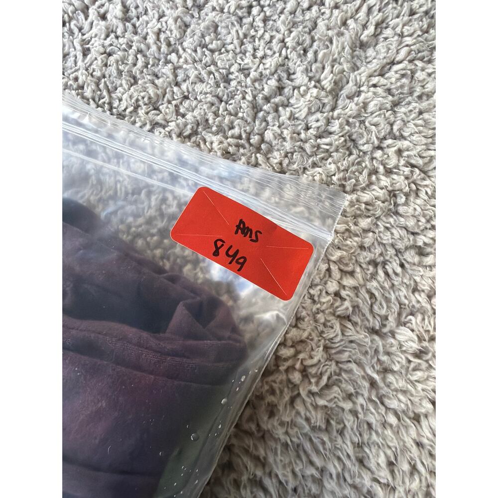 Eileen Fisher Pull On Pants Womens Large Purple Plum Stretch Jersey Lagenlook - Picture 5 of 5